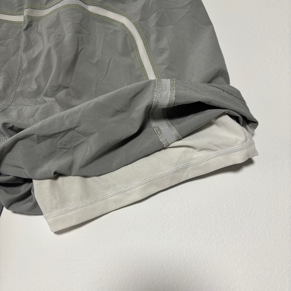 Lululemon Men's Compression Lined Athletic Gym Shorts Grey Performance - Picture 10 of 10